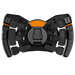 ASETEK Forte Formula Steering Wheel Clutch Paddles - detail on wheel