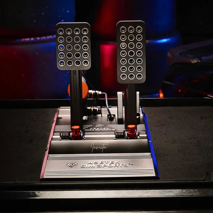 Asetek SimSports Invicta™ Pedals T.H.O.R.P.™ II Throttle and Brake Pedals - Sim Pedals
