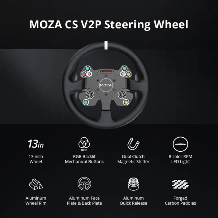 Moza Racing CS V2P Steering Wheel - Steering Wheel