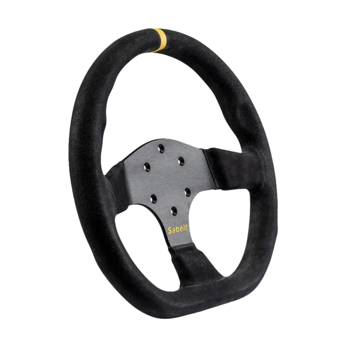 Sabelt - 3 Spaaks Zwart Suede GT Flat SW-733 - Steering Wheel