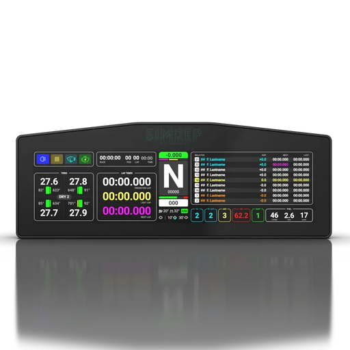 SimRep DDUXX1 Sim Dashboard - Data Display (DDU)