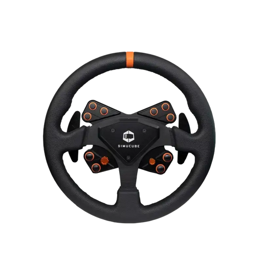 Simucube Tahko Round-23 Wheel Orange and Black Edition - Black Edition - Steering Wheel