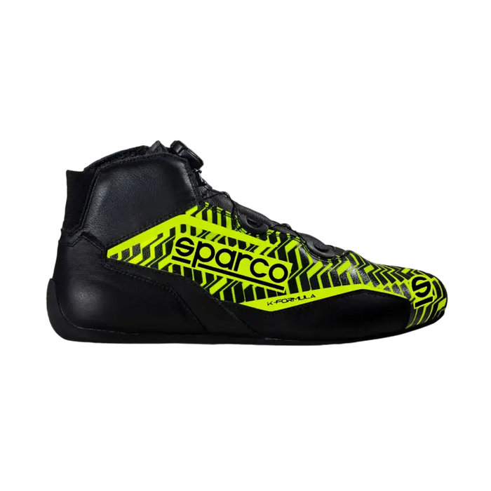 SPARCO K-FORMULA Shoes for Karting - Black / Yellow / 32 - Shoes