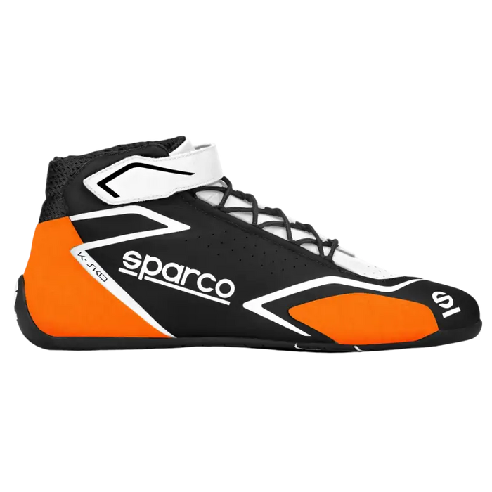SPARCO K-SKID Shoes for Karting - Black / Fluo Orange / 35 - Shoes
