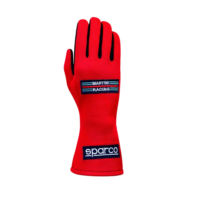 SPARCO LAND CLASSIC MARTINI GLOVES - Red / 8 - Racing Gloves