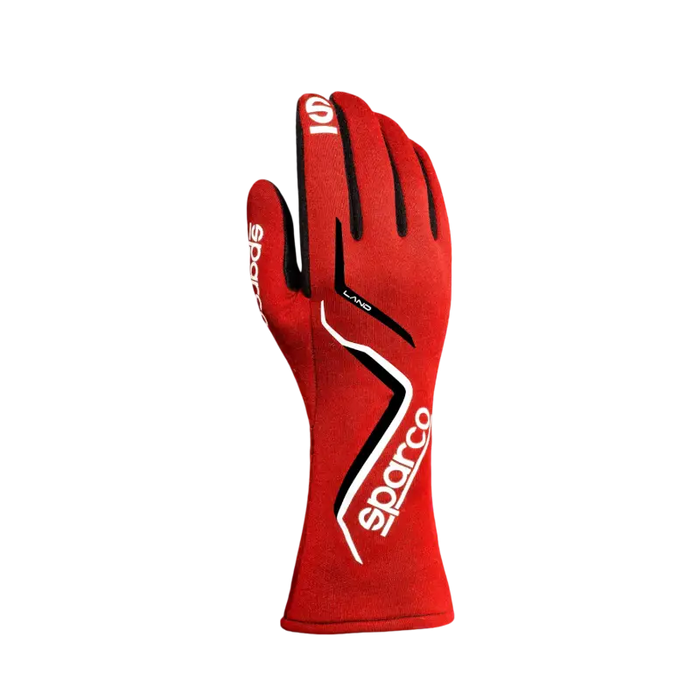 SPARCO LAND GLOVES - Red / 8 - Racing Gloves
