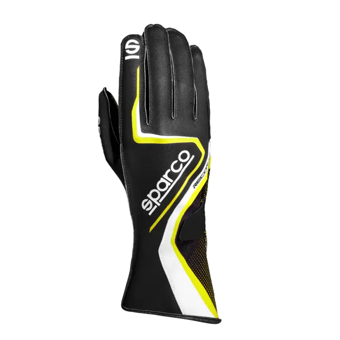 SPARCO RECORD FOR KARTING - Black / Yellow / 7 - Karting Gloves